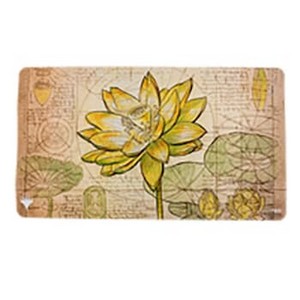 Retro Frame Artifacts: "Gilded Lotus" Schematic Spielmatte