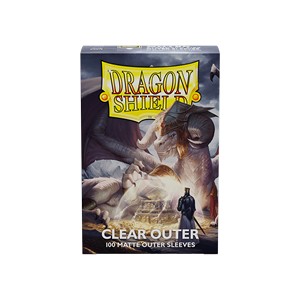 100 Dragon Shield Outer Sleeves - Matte Clear