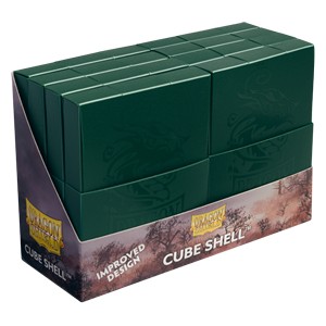 8 Dragon Shield Cube Shells (Forest Green)