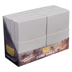 8 Dragon Shield Cube Shells (Ashen White)