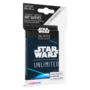 Star Wars Unlimited - 60 Gamegenic Card Back Sleeves (Blau)
