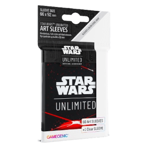 Star Wars Unlimited - 60 Gamegenic Card Back Sleeves (Rot)