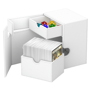 Ultimate Guard Flip'n'Tray Monocolor Deck Case 133+ (Weiss)