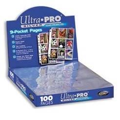 100 Ultra Pro SILVER Nine Pocket Pages