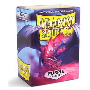 100 Dragon Shield Sleeves - Matte Purple