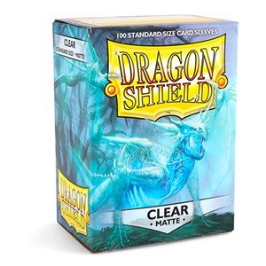 100 Dragon Shield Sleeves - Matte Clear
