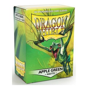 100 Dragon Shield Sleeves - Matte Apple Green