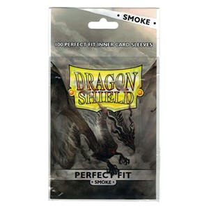 100 Dragon Shield Perfect Fit Sleeves - Smoke