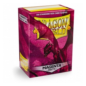 100 Dragon Shield Sleeves - Matte Magenta
