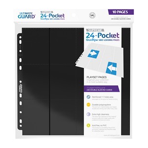 10 Ultimate Guard 24-Pocket Side-Loading QuadRow Pages
