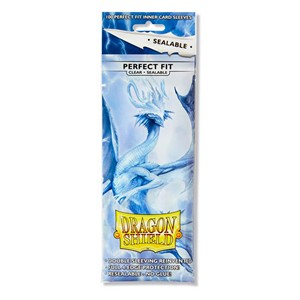 100 Dragon Shield Perfect Fit Sealable Sleeves - Clear