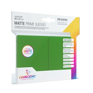 100 Gamegenic Matte Prime Hüllen (Grün)