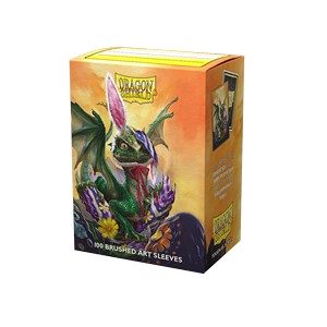 100 Dragon Shield Sleeves - Brushed Easter Dragon 2022