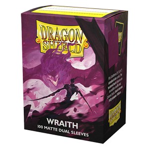 100 Dragon Shield Sleeves - Matte Dual Wraith