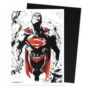 100 Dragon Shield Sleeves - Matte Dual - Superman Core (Rot/Weiss)