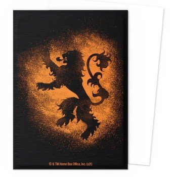 100 Dragon Shield Sleeves - Brushed Art Sleeves - House Lannister